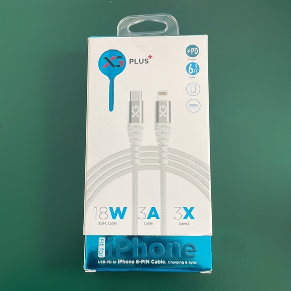 iPhone cable charger 🔌 6.5ft PD 3x speed - Picture 2 of 5